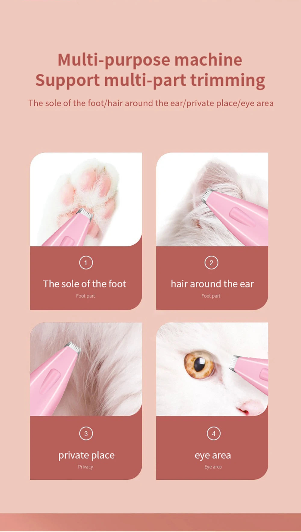 Electric Paw Hair Trimmer